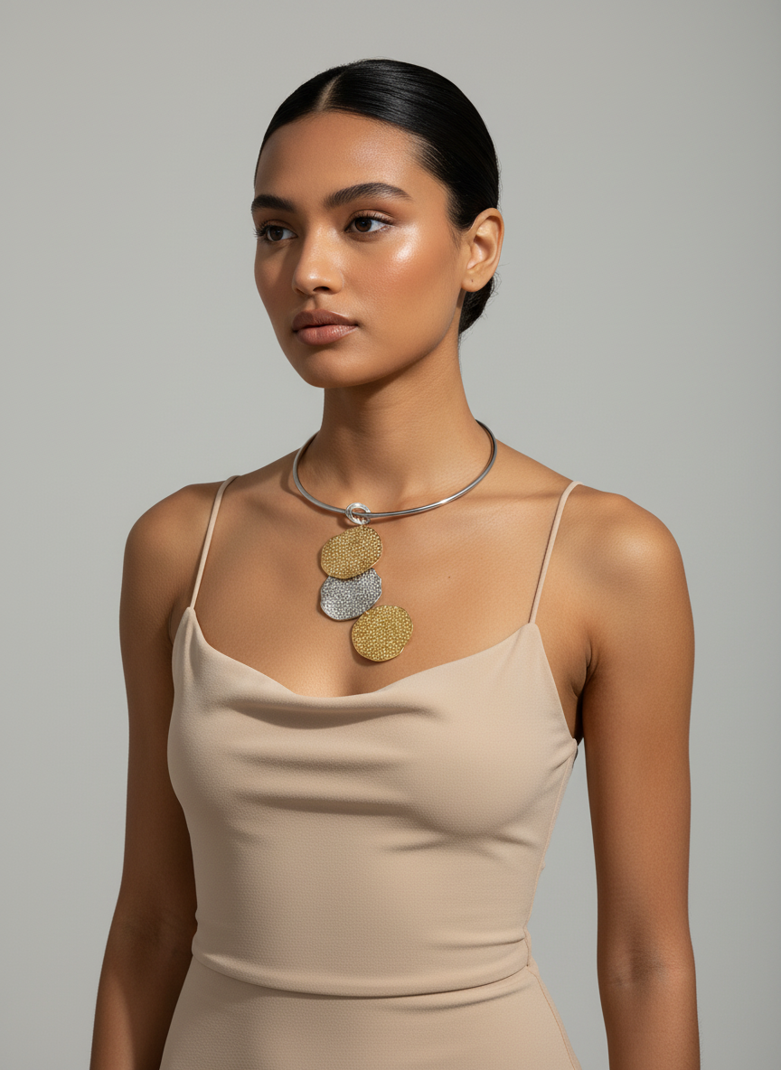 firefly gemini flash place the provided accessory product from nadine gems on a professional female fashio 743854