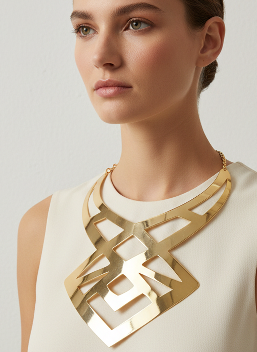firefly gemini flash place the provided jewelry product from nadine gems on a professional female fashion 171635