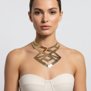 firefly gemini flash place the provided jewelry product from nadine gems on a professional female fashion 538858