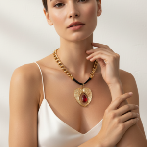 firefly gemini flash place the provided jewelry product from nadine gems on a professional female fashion 904093