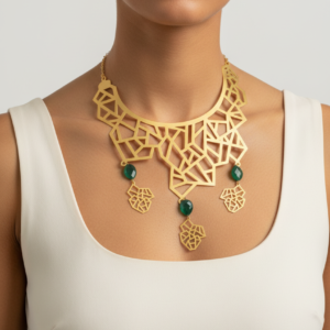 firefly place the provided accessory product from nadine gems on a professional female fashio 564249