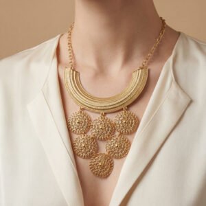 Athena Filigree Collar Necklace