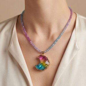 Celestial Aura Quartz Necklace