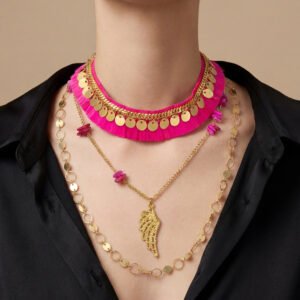 Seraphina Layered Fringe Necklace