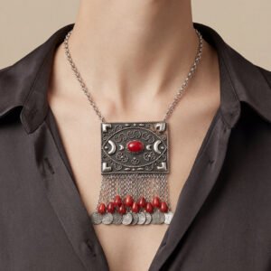Desert Nomad Statement Pendant Necklace
