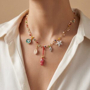 Seaside Charm Eclectic Necklace