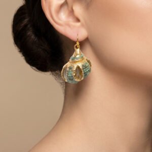 Azure Shell Earring