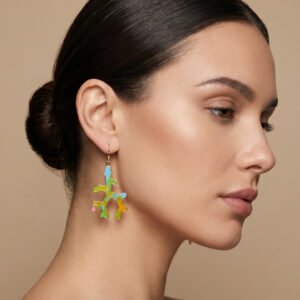 Coral Dangle Earrings (mixed color)