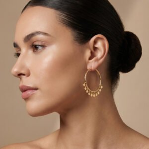 Dangle Hoop Earrings