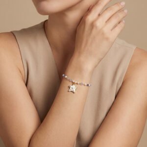 Star Charm Beaded Bracelet