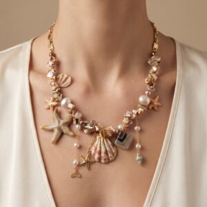 The Coastal Treasure Charm Necklace